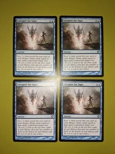 Interpret the Signs x4 Journey into Nyx 4x Playset Magic the Gathering MTG - Picture 1 of 1