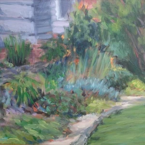 B. Milot Impressionist Landscape Oil Painting BEACH PATH Barnstable Cape Cod MA - Picture 1 of 13