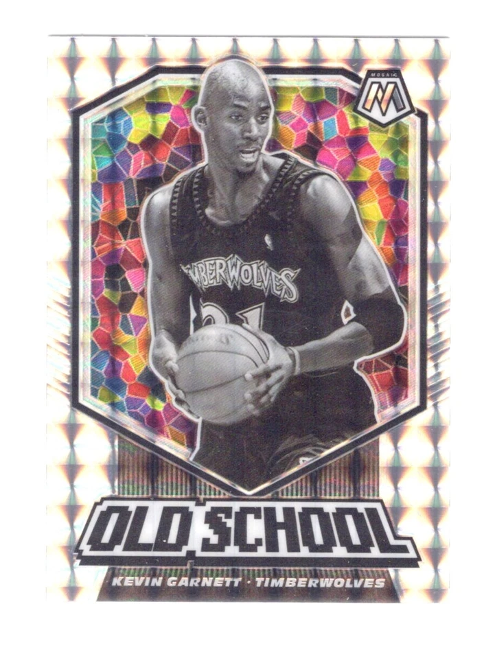 Kevin Garnett Wolves 2019-20 Panini Mosaico Old Scholl Inserto #12 - Mosaic Prizm Foto 1 de 1