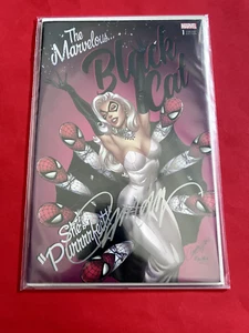 THE MARVELLOUS BLACK CAT #1 - J. SCOTT CAMPBELL SDCC COVER E Signed with COA - Picture 1 of 2
