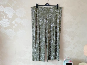 🍀George, wide leg cropped trousers, 22🍀 - Picture 1 of 4