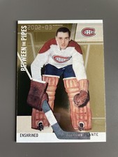2002-03 ITG Be A Player Between the Pipes Enshrined Jacques Plante #113 HOF