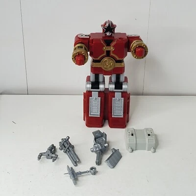 VTG 1996 Power Rangers ZEO Red Battlezord Micro Playset Complete Without Figures - Image 1 of 4