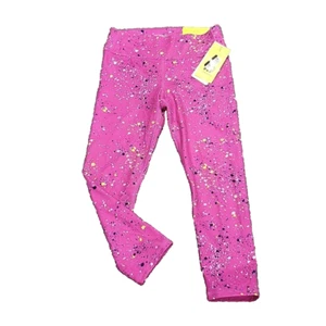 All in Motion Girls Core Cropped Pull On Leggings Size Small 6/7 Pink Pants - Picture 1 of 8