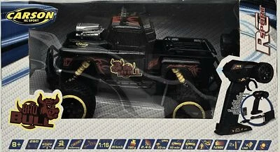 Carson Bad Bull RC Truck 1:16 20 km/h 2WD ferngesteuert LED Beleuch... NEU & OVP - Bild 1 von 4