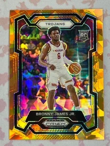 2024 Panini Prizm Draft Picks Bronny James Jr #86 Orange Ice - Bild 1 von 2