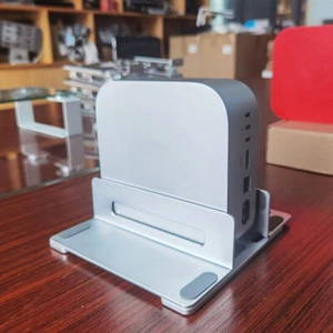 Desktop Computer Holder Mini PC Stand Bracket For Apple For Mac Mini M4 2024 - Afbeelding 1 van 12