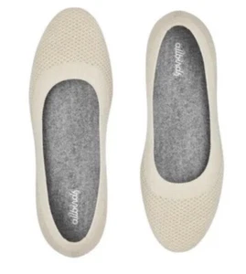 Allbirds Tree Breezers cremefarben strick Ballerinas flache Komfortschuhe Damen Gr. 7,5 - Bild 1 von 9