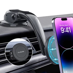 MagSafe Phone Holders for Dashboard Low Profile, Windshield, Car Cup, Air Vent - Picture 1 of 36