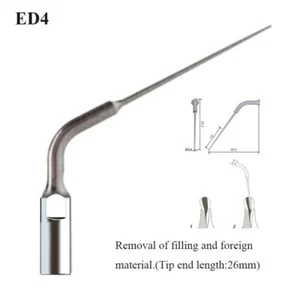 1pc Ultrasonic Dental Scaler Endo Root Canal Tips For Woodpecker DTE Satelec ED4 - Picture 1 of 4