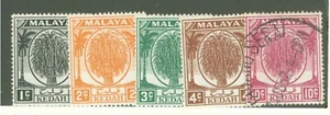 Malaya - Kedah #61-64 Mint Hinged, #69 used - Picture 1 of 1