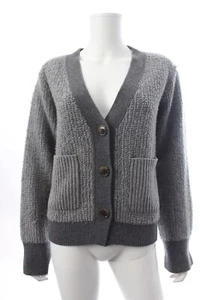 Lisa Yang Sonia strukturierter Strick Kaschmir Cardigan / grau - Bild 1 von 6
