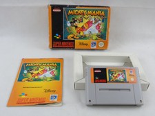 Mickey Mania SNES Nintendo Complete Boxed PAL