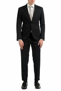 Dsquared2 "Tokyo" Men's Wool Black One Button Suit US 38 IT 48 - Picture 1 of 9