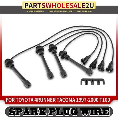 Juego de 4 cables de bujías para Toyota 4Runner 97-00 T100 1998 Tacoma 97-00 2,4 L 2,7 L Foto 1 de 4