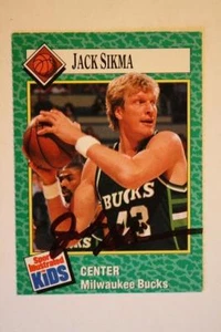 Tarjeta de baloncesto autografiada SI para niños Milwaukee Bucks Star Jack Sikma genial --- - Imagen 1 de 1