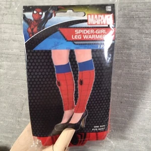 Marvel Spider Girls Leg Warmers Adult Size New Spider-Man Spiderman Halloween T - Picture 1 of 8