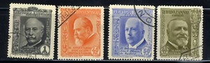 1936 SPAGNA Set 4 francobolli SC A120-23 565-68 - Foto 1 di 1