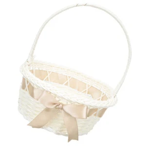 Wedding Flower Basket Bride Girl Baskets for Weddings Party Favor - Picture 1 of 12
