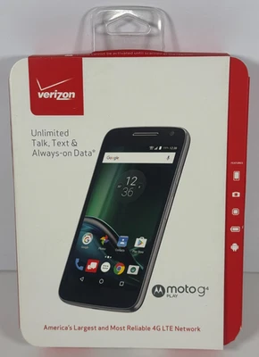 Verizon Motorola Moto G4 Play MOTXT1609PP 5" 16GB Smartphone - BRAND NEW/SEALED - Image 1 of 4