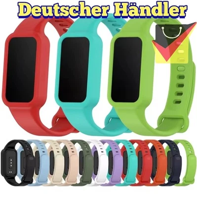 MARKENLOS Silicone Strap for Xiaomi Smart Band 9 Active / Redmi Band 3, Sport Watch Strap