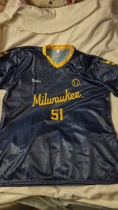 Camiseta de fútbol Freddy Peralta 2024 Milwaukee Brewers - Talla XL - Nueva en paquete - Imagen 1 de 4
