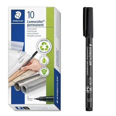 STAEDTLER LUMOCOLOR NERO PUNTA S CFx 10 PZ 319-9