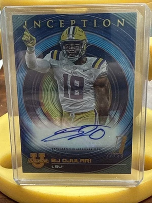 2022-23 Bowman Inception U - Autographs BJ Ojulari Blue Foil /99 (AU, RC) - Image 1 of 3
