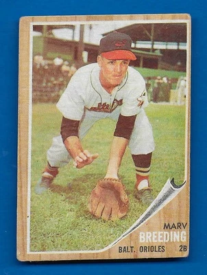 1962 VENEZUELA TOPPS #6 MARV BREEDING ORIOLES - Image 1 of 2