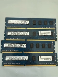 4x 8GB DDR3 Total 32 GB desktop RAM modules are tested. - Afbeelding 1 van 4
