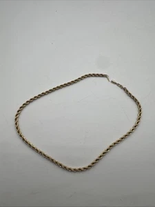Vintage Gold Tone Necklace 20” - Picture 1 of 9
