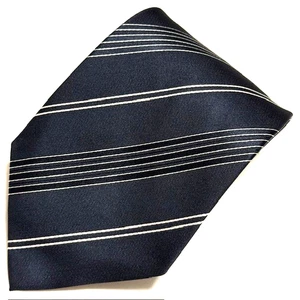 Giorgio Armani Tie Black Stripes Classic Luxury Elegance Stylish Sharp ITALY - Picture 1 of 22