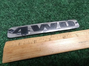06 07 08 09 10 11 12 13 14 HONDA RIDGELINE 4WD REAR EMBLEM LOGO BADGE OEM 5S5 - Picture 1 of 4