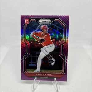 José Garcia 2021 Panini Prizm - #74 Purple Prizm (RC) MLB Cincinnati Reds - Imagen 1 de 2