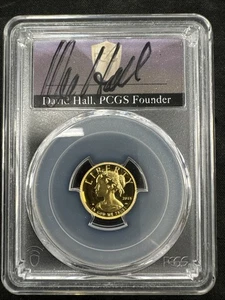 2018-W (2024) $10 Liberty Gold WP Mint Hoard PCGS PR70 David Hall Sig Label - Picture 1 of 2