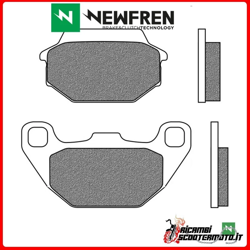 NEWFREN REAR BRAKE PADS KYMCO MXU 150 2005 > FD0269BE1 #15 - Image 1 of 1