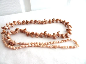 34" Puca Shell Necklace No Clasp 1970's Graduated Size-EUC - Picture 1 of 5