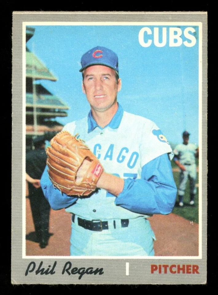 1970 TOPPS OPC O PEE CHEE BASEBALL #334 PHIL REGAN EX+ CHICAGO CUBS Card - Image 1 of 2