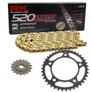 Chain Set BMW G 650 Xmoto 07-10 Chain RK GB 520 Zxw 112 Gold Open 16/47 - Bild 1 von 4