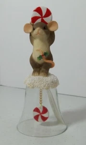 Fitz & Floyd Chariming Tails Candy Cane Bell 93/420 - Picture 1 of 7