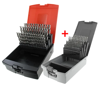 Spiralbohrer-Satz HSS-G, DIN338 1,0-10,0 x 0,1 mm Metallbohrer-Spiralbohrer-Set - Bild 1 von 3