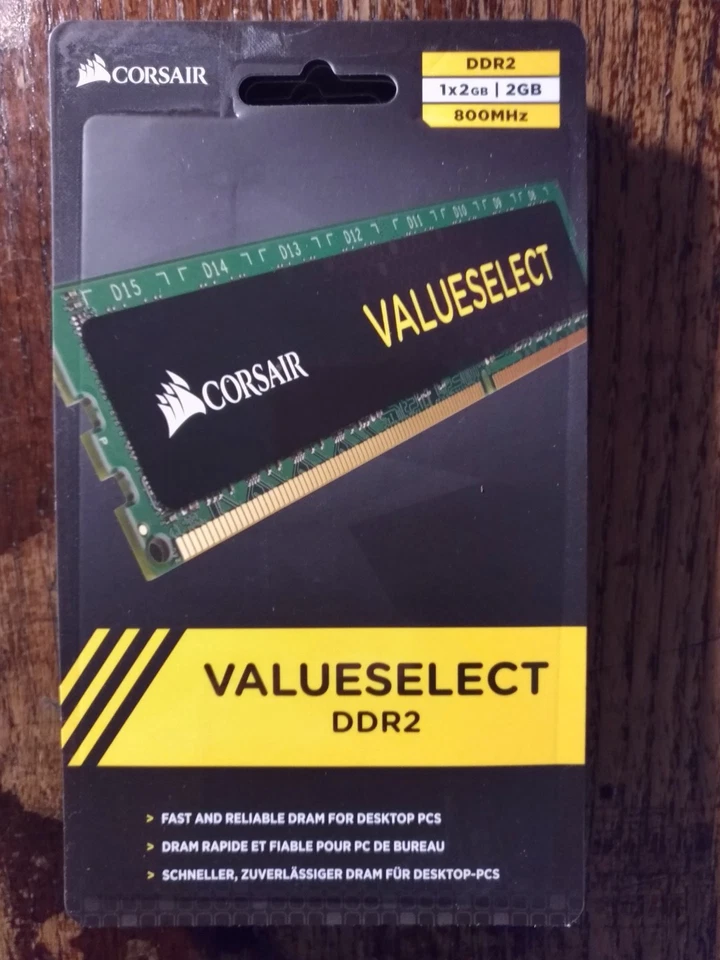 Memoria Ram Corsair Ddr2  800 Mhz 2Gb.  - Immagine 1 di 1