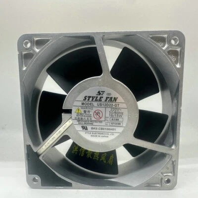 1 PCS  STYLE  FAN  Fan  US12D22-GT  AC 220V 16/15W  120*120*38MM all metal fan - Image 1 of 3