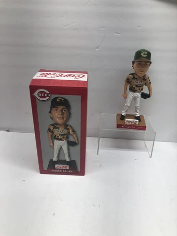 2017 Homer Bailey Camo Alternate Jersey Cincinnati Reds Bobblehead SGA NIB Cover