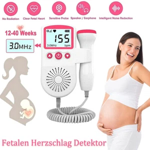 Doppler Fetalen Herzschlag Detektor Baby Pflege Die Gerät Hören Herz Schlagen DE - Bild 1 von 13