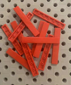 Lego 1x6 Rojo Acabado Suave Azulejos Edificios Modulares Piso Nuevo 12 piezas - Imagen 1 de 2