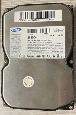 Hard Disk Samsung 80GB PATA 3.5" SP8004H usato, in ottime condizioni - Immagine 1 di 2