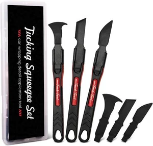 3 Pack / Box Wrap Stick Squeegee Vinyl Tuck Tool, Heat-Resistant Edge Aid Tools - Picture 1 of 8