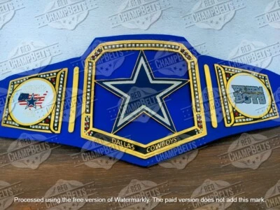 Cinturón Campeonato NFL Dallas Cowboys Adulto Talla 2mm Latón Foto 1 de 4