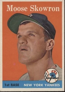 Moose Skowron 1958 Topps #240 New York Yankees VG-EX - Picture 1 of 2